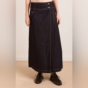 Damson Madder Raye Denim Skirt